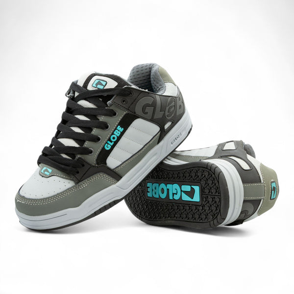 Globe Tilt Shoes - Grey/Dark Grey/Turquoise