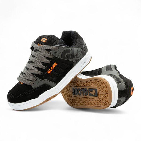 Globe Tilt Shoes - Grey/Black/Orange - Pretend Supply Co.