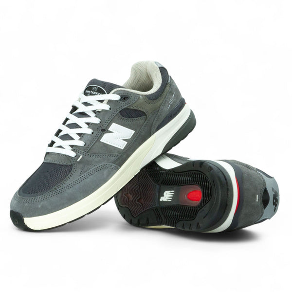 New Balance NM933 Andrew Reynolds Shoes - Dark Grey/White - Pretend Supply Co.