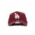 New Era League Essentials LA A - Frame Trucker Cap - Dark Red - Pretend Supply Co.