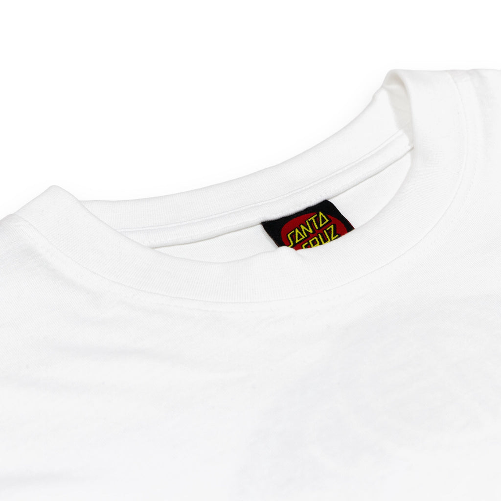 Santa Cruz Dressen Rose Crew One T-Shirt - White - Pretend Supply Co.