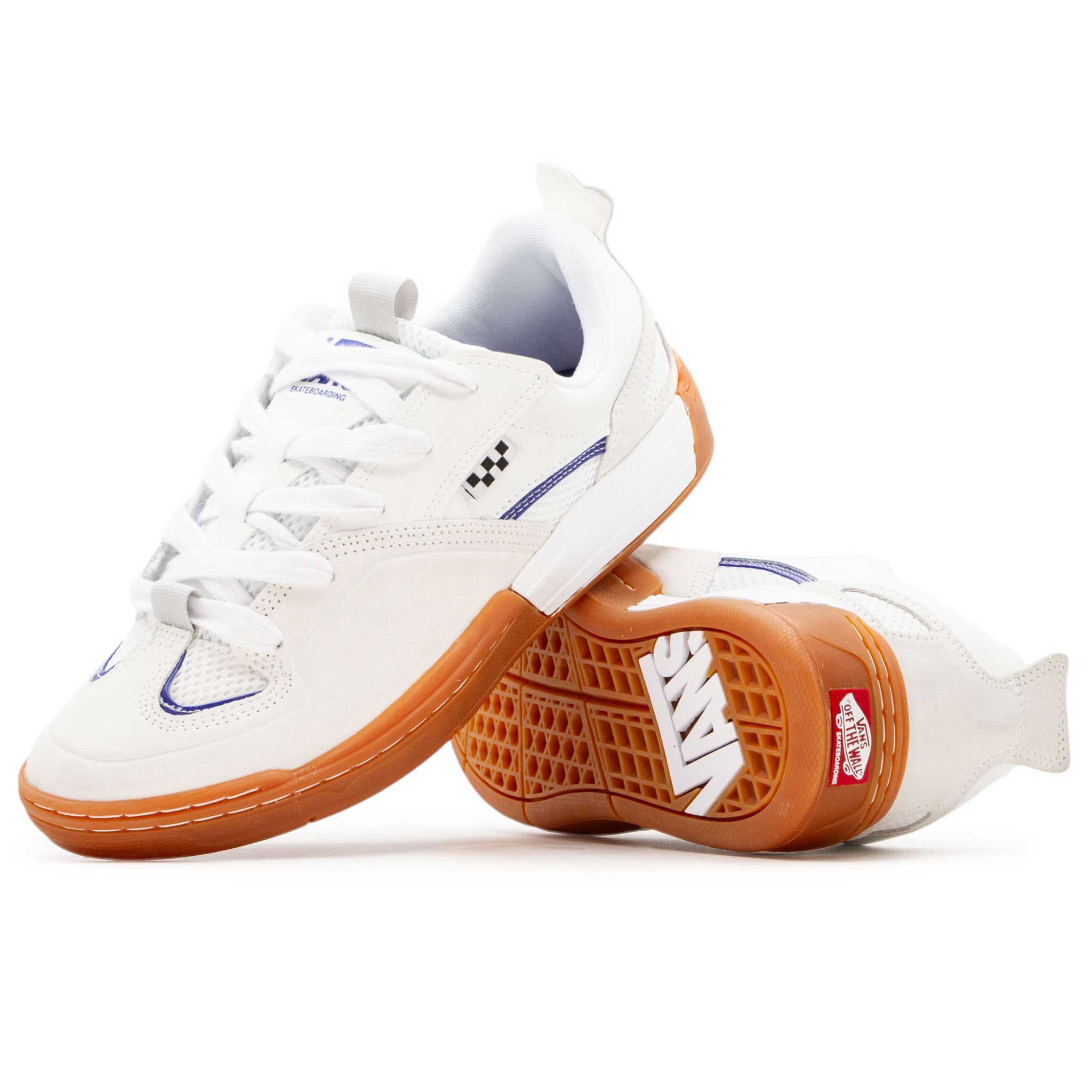 Vans Skate Mixxa Shoes White/Light Blue Pretend Supply