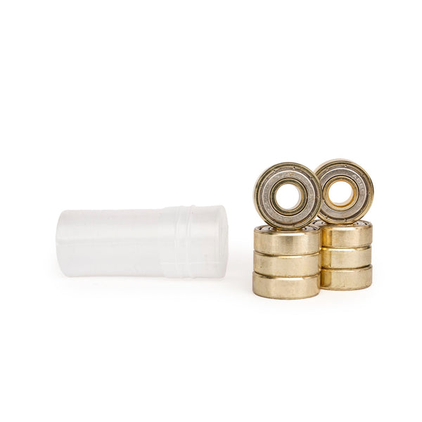 G-Tool Abec 3 Chrome Goldies Bearings - 8 Pack - Pretend Supply Co.
