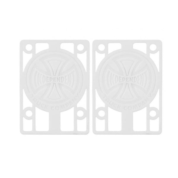 Independent 1/8" White Riser Pads