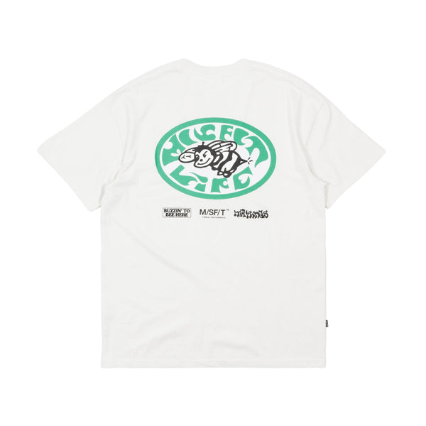 Misfit Shapes Life of Bees T-Shirt - Thrift White - Pretend Supply Co.