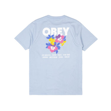 Obey Floral Garden T-Shirt - Good Grey - Pretend Supply Co.