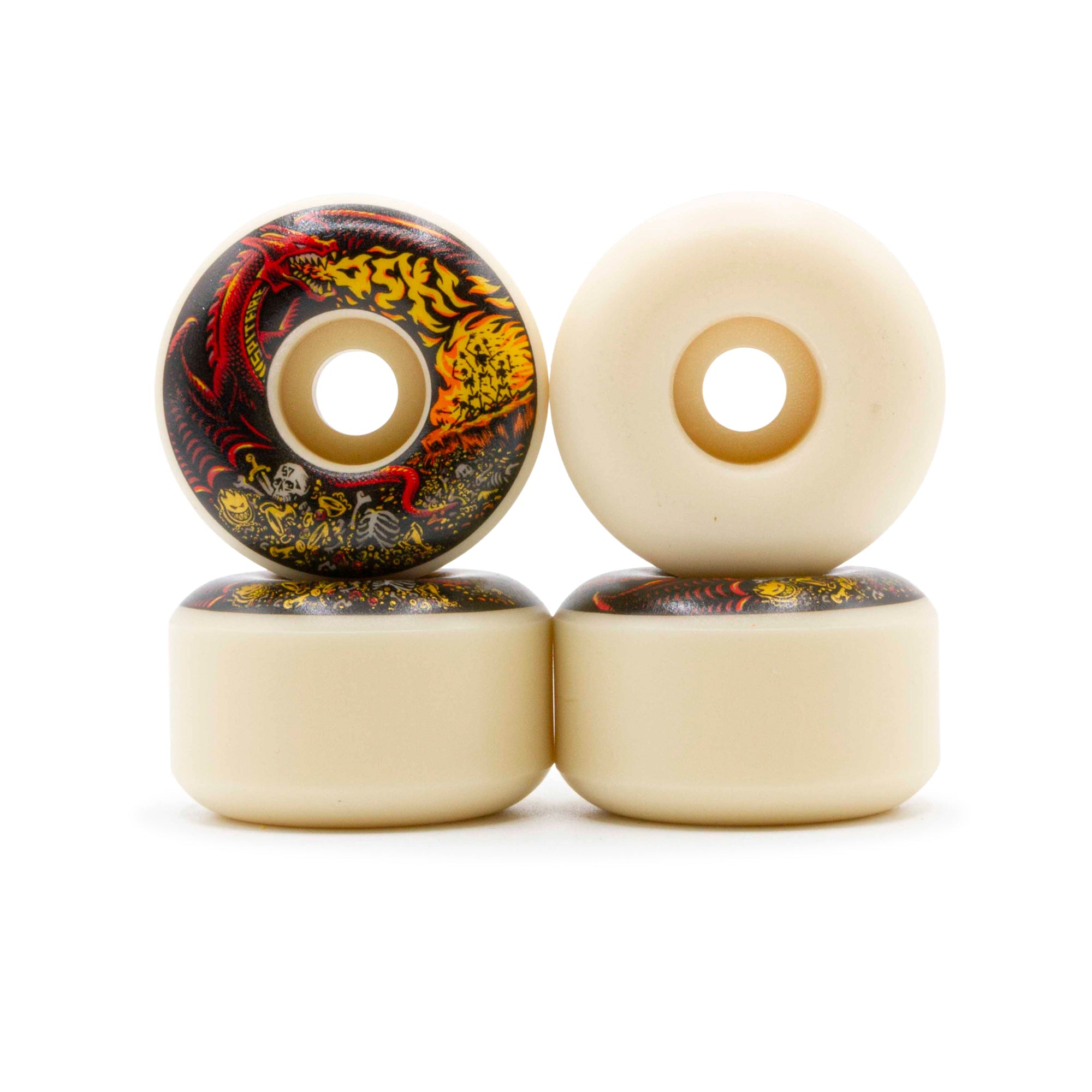 Spitfire Formula Four Oski Scorched Radial 99D Wheels - 57mm