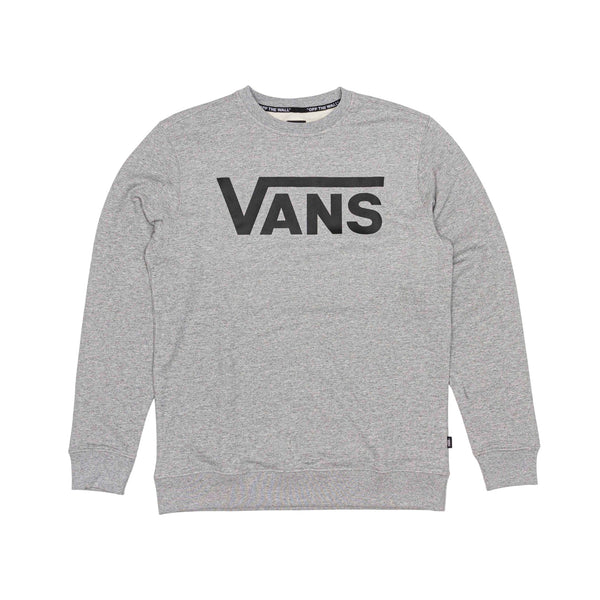Vans Classic Crew Sweatshirt - Cement Heather/Black - Pretend Supply Co.