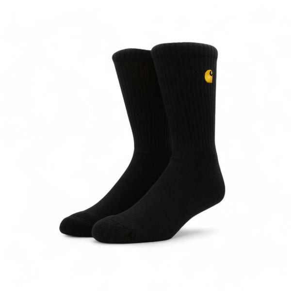 Carhartt WIP Chase Socks - Black/Gold