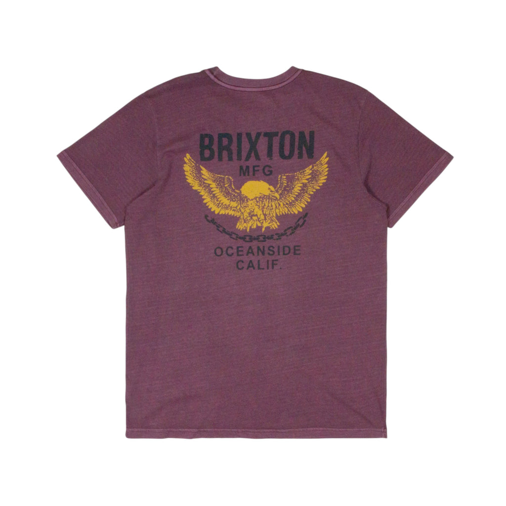 Brixton Waller T-Shirt - Port Worn Wash