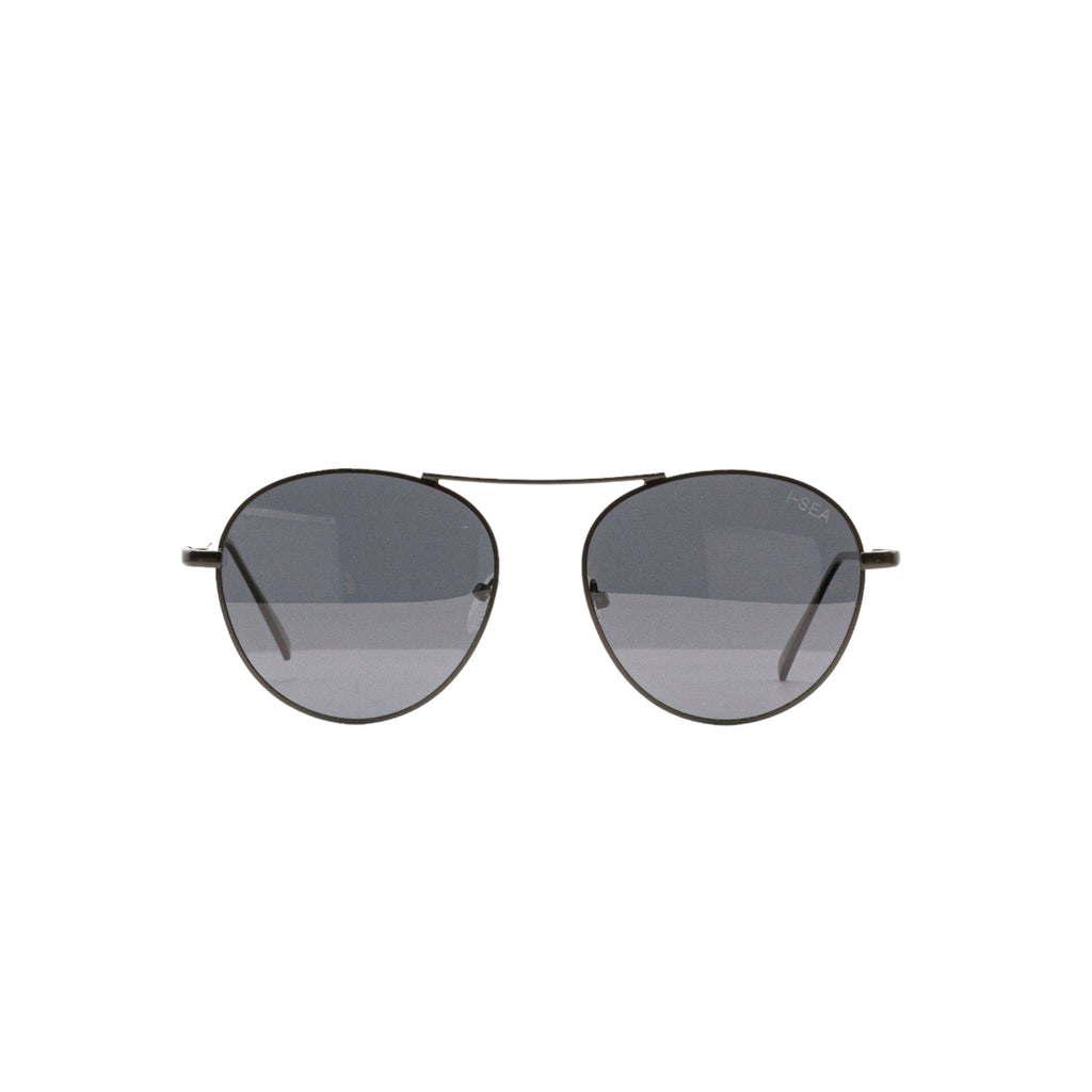 I-SEA Ahoy Sunglasses - Matt Black/Smoke Polarized