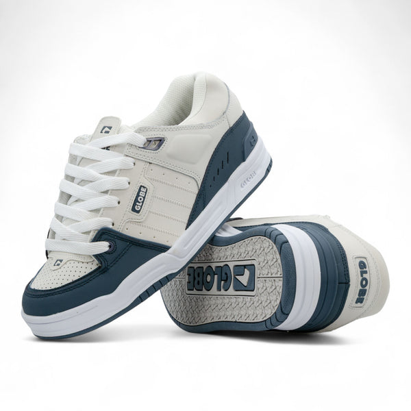Globe Fusion Shoes - Off White/Navy