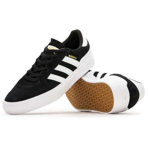 Adidas Busenitz II Vulc Shoes - Core Black/FTW White/Gum4 - Pretend Supply Co.