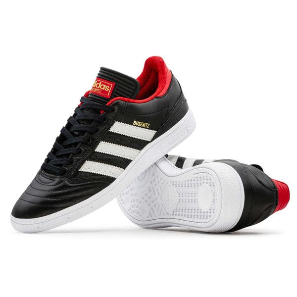 Adidas Busenitz Shoes - Core Black/Zero Metallic/Better Scarlet - Pretend Supply Co.