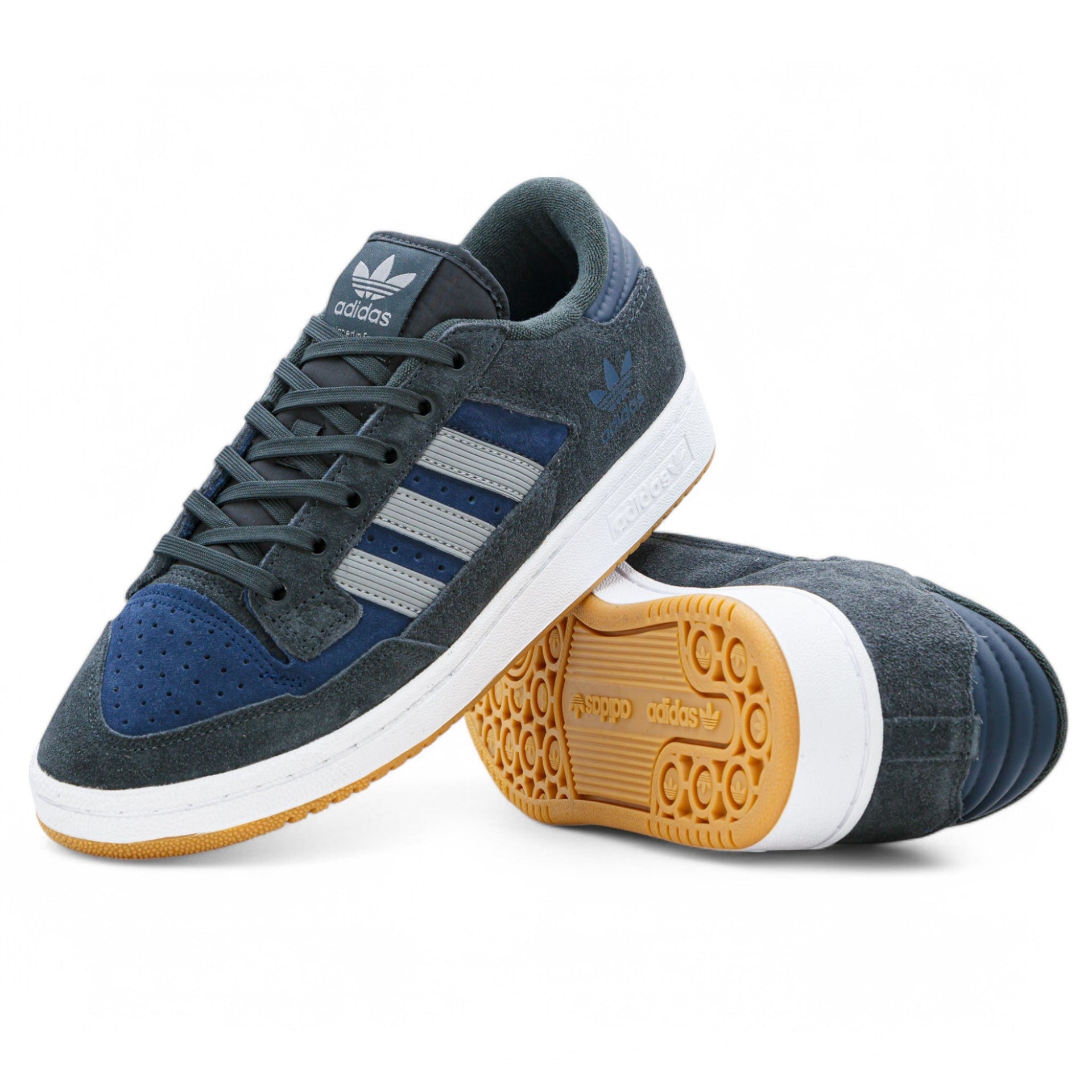 Adidas Centennial 85 Low ADV Shoes Carbon/Grey Heather/Navy