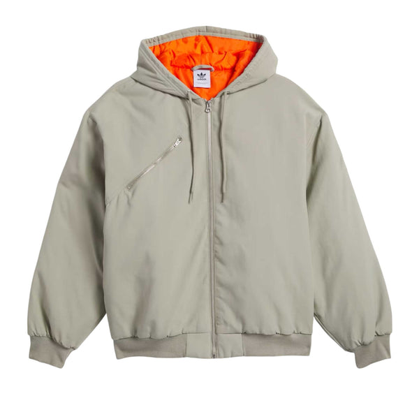 Adidas Shmoo Canvas Jacket - Silver Pebble/Collegiate Orange - Pretend Supply Co.