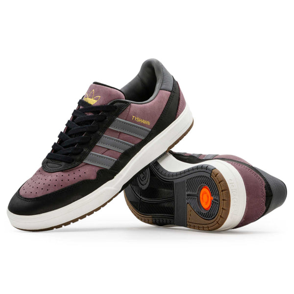 Adidas Tyshawn II Shoes - Shadow Fig/Grey Five/Core Black - Pretend Supply Co.