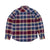Brixton Bowery Long Sleeved Shirt - Mood Indigo/Port/Saffron - Pretend Supply Co.