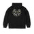 Brixton Crest Hooded Sweatshirt - Black/Sand/White