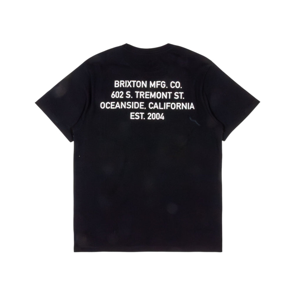 Brixton Gage Premium T-Shirt - Black Worn Wash - Pretend Supply Co.