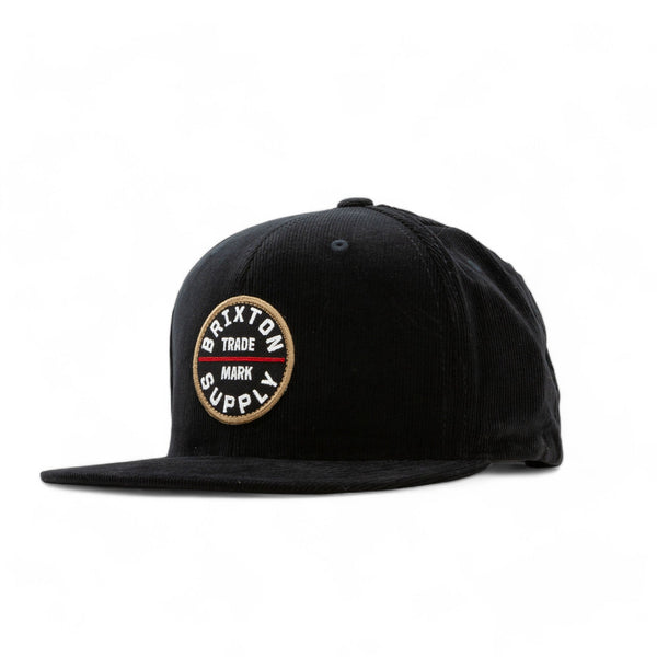 Brixton Oath III Snapback Cap - Black Cord - Pretend Supply Co.