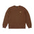 Brixton Parsons Patch Crew Sweatshirt - Pinecone Brown - Pretend Supply Co.