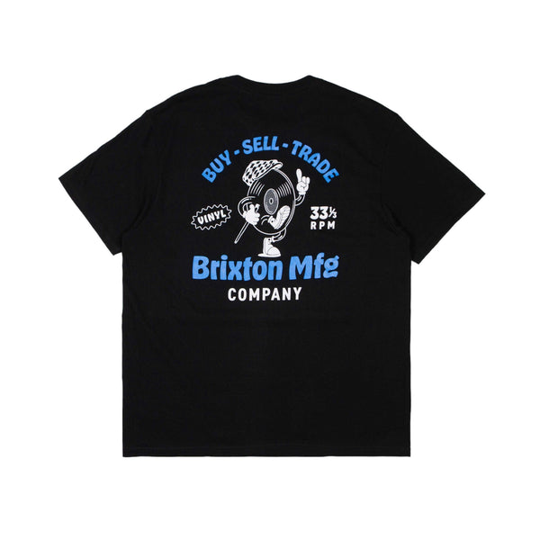 Brixton Rhythmic T - Shirt - Black - Pretend Supply Co.