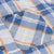 Brixton Vintage Wash Flannel Shirt - Blue/Soft Blue/Orange - Pretend Supply Co.