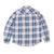 Brixton Vintage Wash Flannel Shirt - Blue/Soft Blue/Orange - Pretend Supply Co.