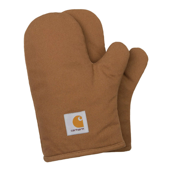 Carhartt WIP Canvas Oven Mitt Set - Hamilton Brown - Pretend Supply Co.