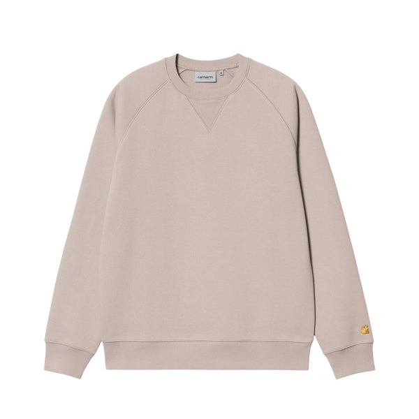 Carhartt WIP Chase Crew Sweatshirt - Dusky Beige/Gold - Pretend Supply Co.