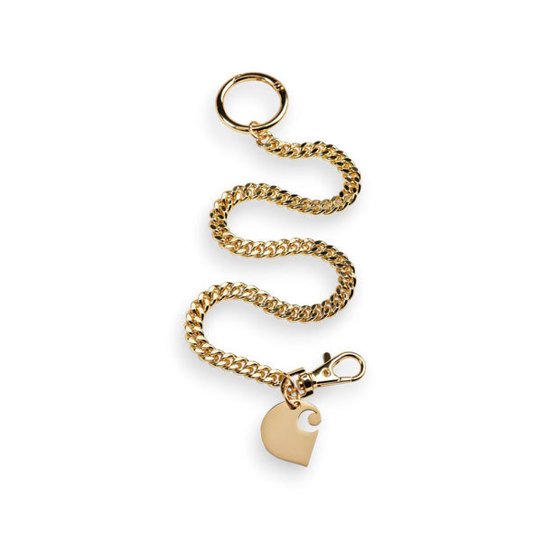 Carhartt WIP Cuban Link Keychain - Gold - Pretend Supply Co.