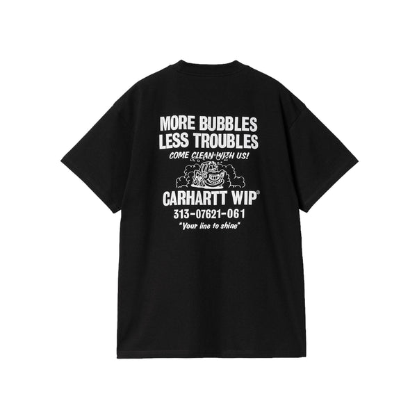 Carhartt WIP Less Troubles T-Shirt - Black - Pretend Supply Co.