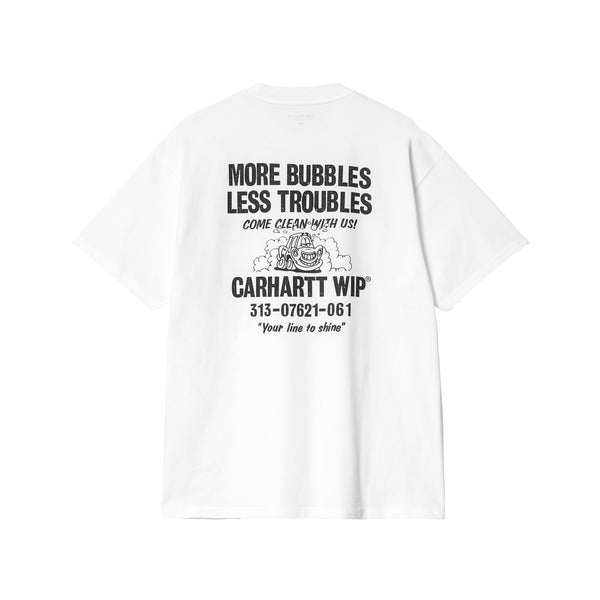 Carhartt WIP Less Troubles T-Shirt - White - Pretend Supply Co.