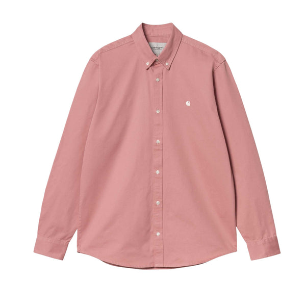 Carhartt WIP Madison Shirt - Dusty Rose/Wax - Pretend Supply Co.