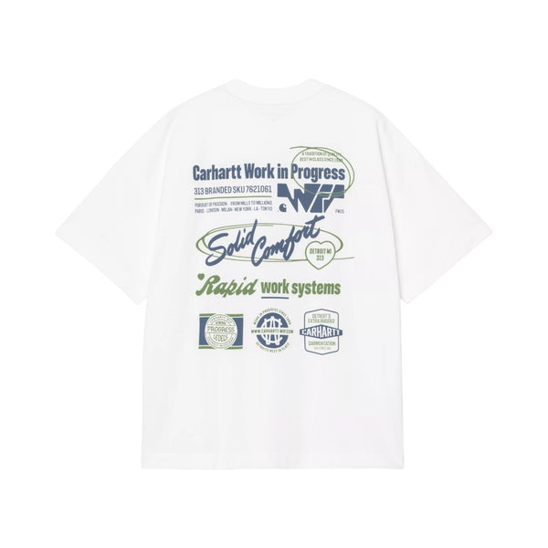 Carhartt WIP Networks T-Shirt - White - Pretend Supply Co.