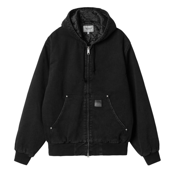 Carhartt WIP OG Active Rivet Jacket - Black Stone Washed - Pretend Supply Co.