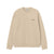 Carhartt WIP Script Embroidery Crew Sweatshirt - Wall/Black - Pretend Supply Co.