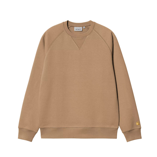 Carhartt WIP Chase Crew Sweatshirt - Dusty H Brown