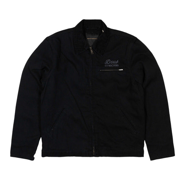 Deus Ex Machina Address Workwear Jacket - Black - Pretend Supply Co.