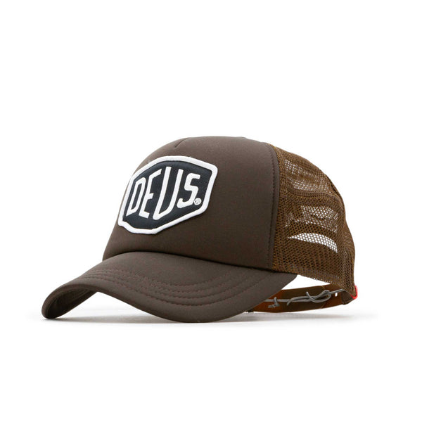 Deus Ex Machina Baylands Mesh Cap - Chocolate Brown - Pretend Supply Co.