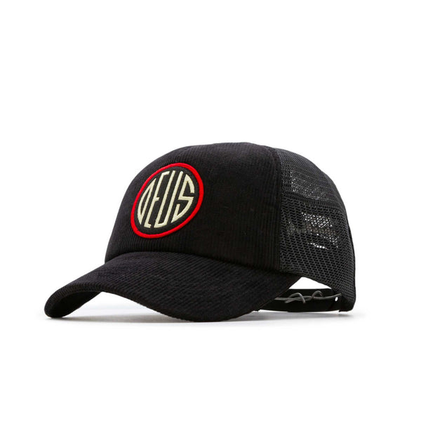 Deus Ex Machina Pill Cord Trucker Cap - Black - Pretend Supply Co.