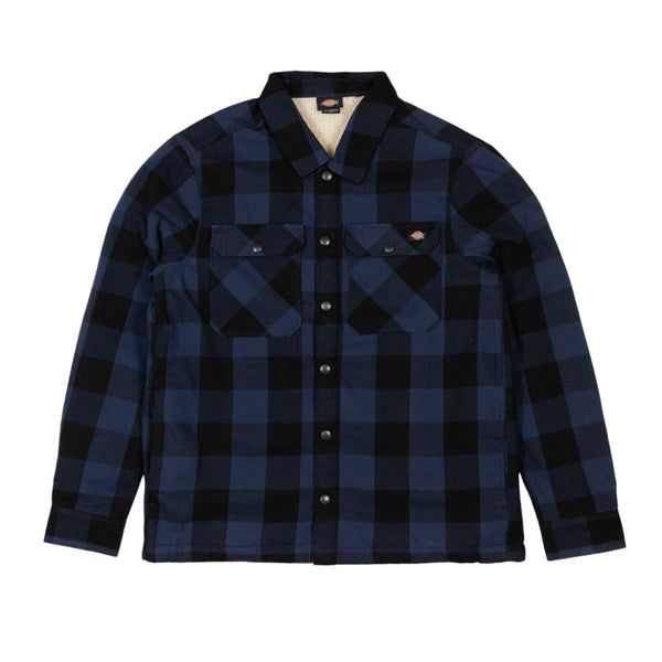 Dickies Lined New Sacramento Shirt - Navy Blue - Pretend Supply Co.