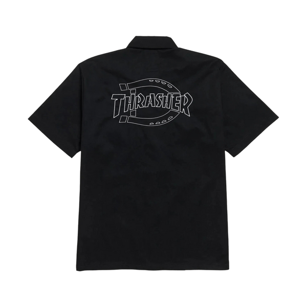 Dickies x Thrasher Work Shirt - Black - Pretend Supply Co.
