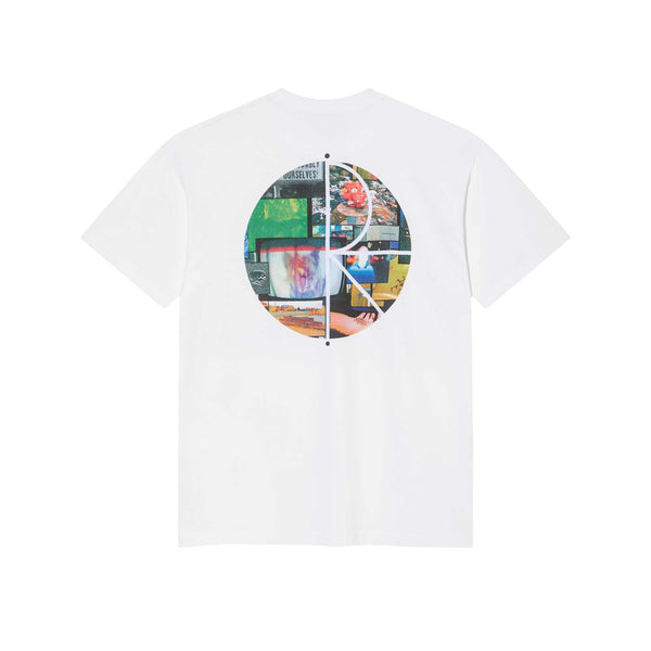 Polar Ourselves Collage Fill Logo T-Shirt - White