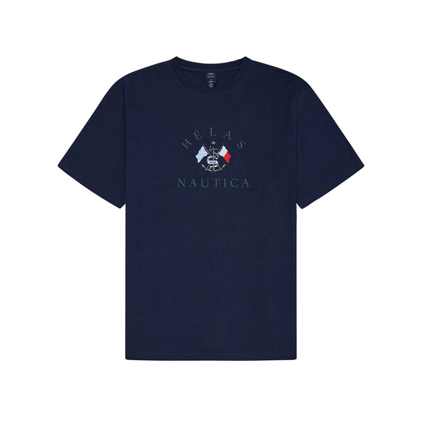 Helas x Nautica T - Shirt - Navy - Pretend Supply Co.