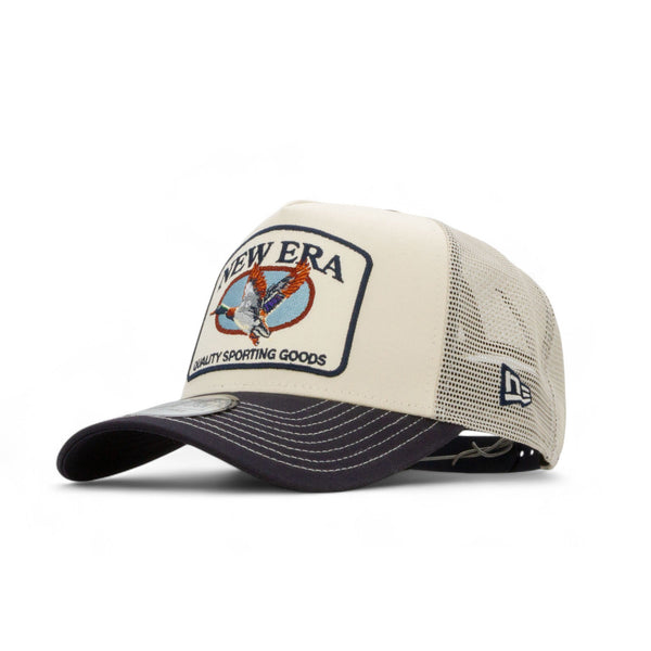 New Era Animal Patch Trucker Cap - Cream/Navy - Pretend Supply Co.