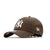 New Era League Essential New York Yankees 9FORTY Cap - Dark Brown - Pretend Supply Co.