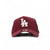 New Era League Essentials LA A - Frame Trucker Cap - Dark Red - Pretend Supply Co.