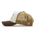 New Era Patch Canvas Trucker Cap - Stone/Brown - Pretend Supply Co.